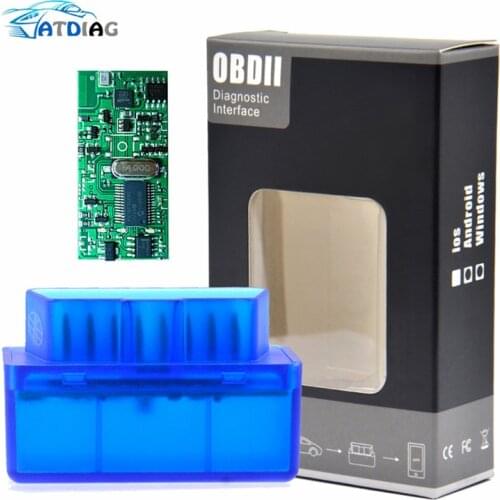 V1.5 Super MINI ELM327 Bluetooth ELM 327 PIC18F25K80 Version 1.5 OBD2 / OBDII for Android Torque Car Code Scanner