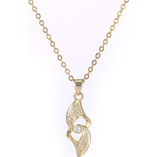 Hot Trendy Jewelry Charm Zircon Flower Necklace For Women Accessories Handmade Chain Best Friends Pendant Bijoux Collier Femme