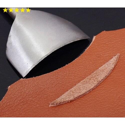 1-9Pcs/Set Quarter Circle 10-50mm 45#Stell Leather DIY Durable Belt Strap Wallet End Punch Shallow CircularTop Quality Handwork