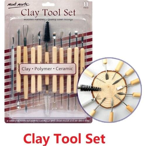 1Set Soft Clay Tools Manual DIY Accessories Clay Tools Soft Pottery Sculpture Material Model Art Manual Quality Durable