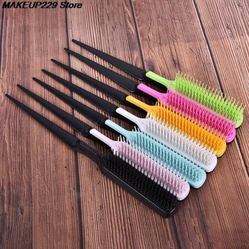 1pc Professional Hair Comb Pointed Tail Comb Prevent Hair Loss Hair Brush Salon Tool Styling Comb Multiple Comb Teeth Comb HOT