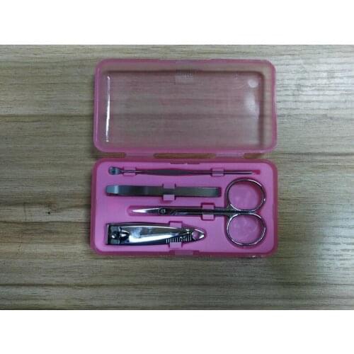 100sets/lot 4Pcs/set Nails Clipper Kit Manicure Set Clippers Trimmers Pedicure Scissor Nail Tools Sets Kits