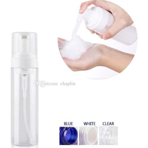 200 ml Foaming Plastic Pump Bottle Soap Foam Dispenser-Refillable Portable Empty Foaming Hand Soap Suds Dispenser Bottle Travel