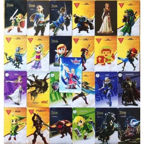 25Pcs The Legend of Zerdaes Skyward Sword HD Acessorz TLOZ NTAG215 Tags Game Cards for ns Switch