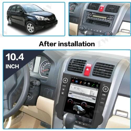 Tesla Style vertical Screen Android 8.1 Car Multimedia Player For Honda CRV 2006-2011 car GPS Audio Radio stereo WIFI head unit