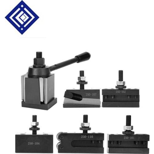 250 wedge type Quick Change Tool Holder 250-111 Tool Post Set GIB Tool Post Set Piston Type Post