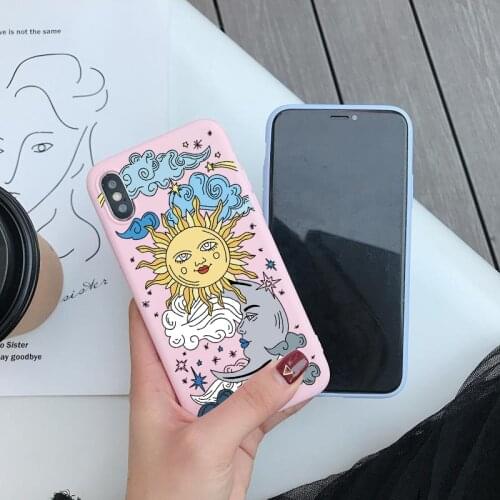 INS Witches The Moon And Sun Case For Samsung Galaxy S21 S20 FE A50 A52 A51 A32 A71 A21S A12 A31 A70 S10 S20 Plus S21 Ultra Cell