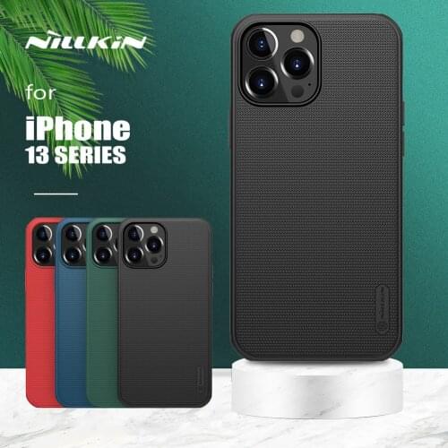 For iPhone 13 Pro Max Case Nillkin Super Frosted Shield Ultra-Thin Hard PC Protection Back Cover for iPhone 13 Pro 13 Mini Case