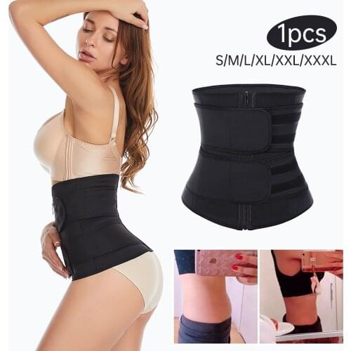 Women Trimmer Shapewear Sweat Belt Waist Cincher Trainer Trimmer Underwear Body Building Shaper Gym Fitness Sport Adult S-3XL