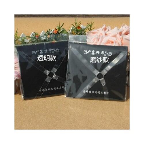 Two size pretty transparent cross Shoulder Strap No box popular comfortable underwear beltplastic plastic buckle 10pcs/lot