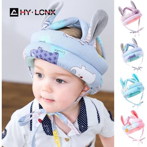 Breathable Baby Safety Hat Pad Protective Anti-shock Helmet Cap Toddler Boys Girls Kids Mesh Foam Helmets For Crawling Walking