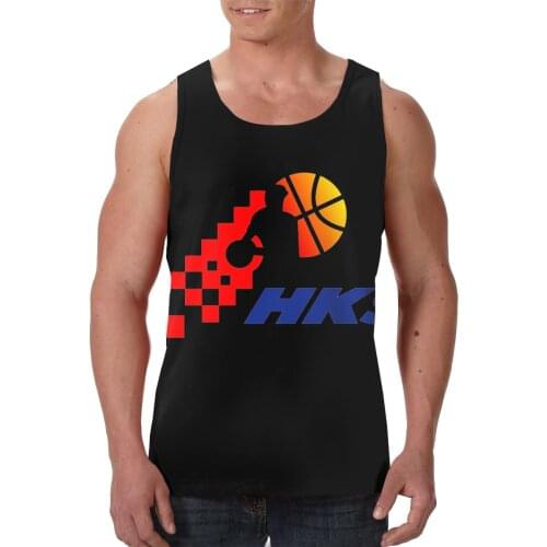 Brand gym clothing singlets bodybuilding tank top HKS men fitness muscle guys sleeveless vest Tanktop