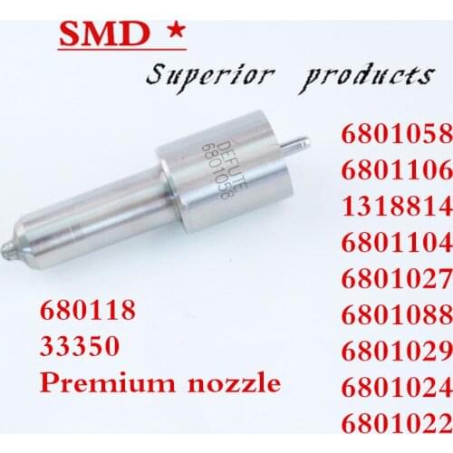 Injector nozzle: 6801058 / 6801106 / 1318814 / 680118 / 33350 / 6801022 / 6801027 / 6801104 / 6801029 / 6801024 / 6801088