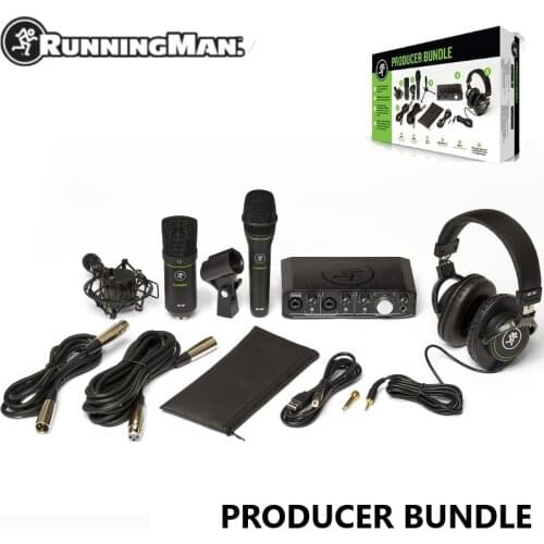 RunningMan PRODUCER BUNDLE Microphone Headphone&USB Interface Sound Card Recording Kit For Producer/Solo Artist/Content Creator