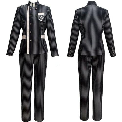 New Game Danganronpa V3: Killing Harmony Costume Shuichi Saihara Cosplay Coat Pants Suits Saihara Shuichi Wig For Women Mens