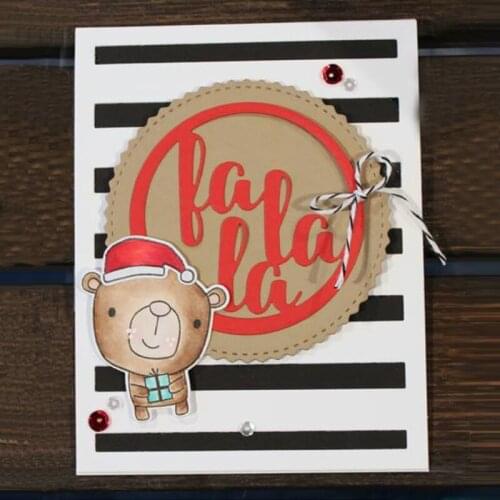 Circle Falala Word Metal Cutting Dies Stencils for DIY Scrapbooking Decorative Crafts Embossing Paper Cards Making New 2018 Die