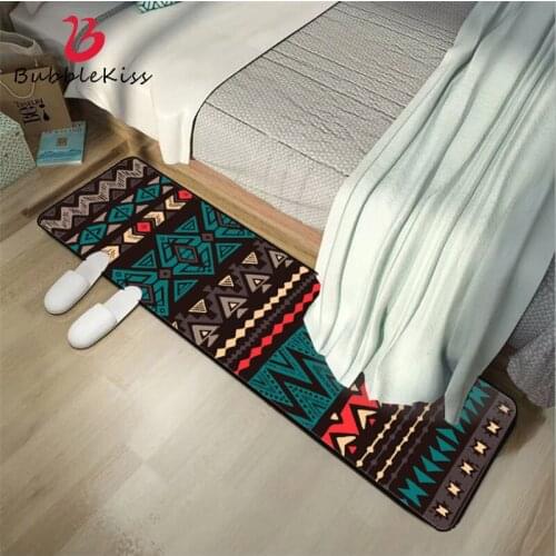 Bubble Kiss European Abstract Geometric Pattern Kitchen Mat 40X60cm Farmhouse Home Decor Floor Mats Non-slip Door Mats Outdoor