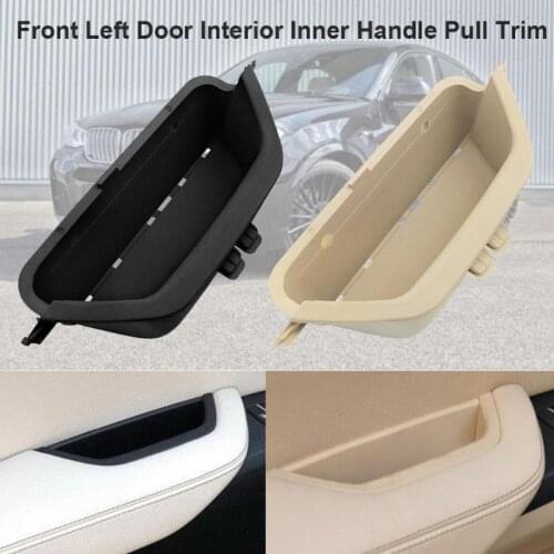 Front Left Interior Inner Door Handle Pull Trim for BMW X3 F25 X4 F26 11-17 Car Door Armrest Handle for F25 F26 Interior Parts