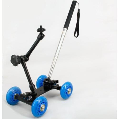 Table Photography Dolly With 11 Inch Magic Arm And Monopod DSLR Rig Camera Movie Kit For Nikon D7100 750D Canon 80D Accessories
