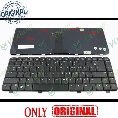 New US Notebook Laptop keyboard for HP 500 510 520 530 Black - V061102A1 PK1301003300 9J.N8682.C01 NSK-H5C01 MP-05583U4-698