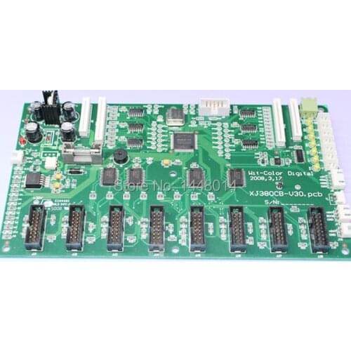 Digital printer Wit-color 382 head board for Wit color Ultra 2000 3000 9000 Xaar 382 printhead board card XJ380CB=V30.pcb 1pc