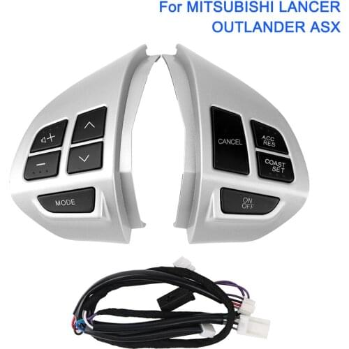 Steering Wheel Control Switch Volume Sound Button Car Accessories For MITSUBISHI LANCER OUTLANDER ASX 2007 2008 2009 2010 2011