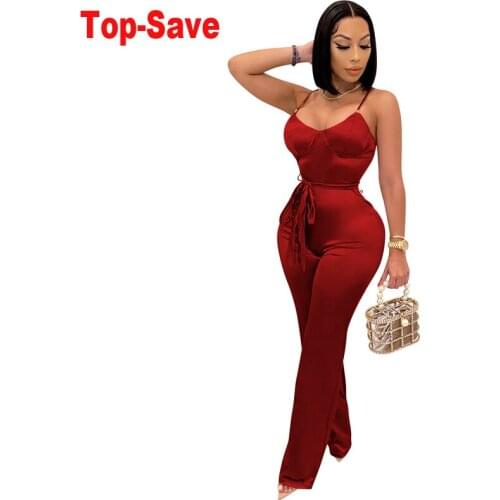 Sexy Jumpsuit Straight Trousers Casual Temperament Bodysuits Women Tight One Piece Leggings Pants Jumpsuit Athletic Romper 2021