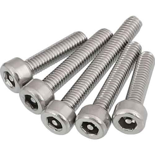 10pcs M3 304 A2-70 stainless steel Hex Hexagon Socket Allen Cap Head with Pin Tamper Proof Anti Theft Security Screw Bolt L=6-22