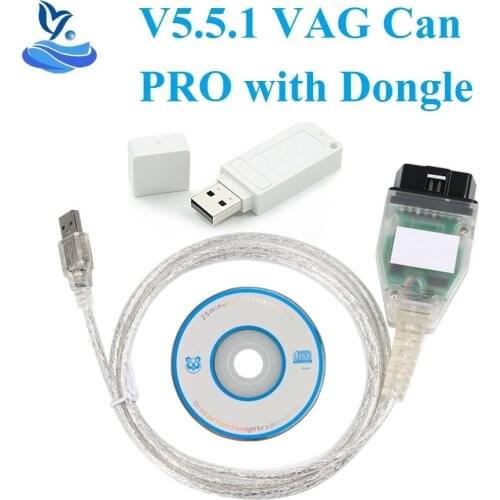 VAG CAN PRO 5.51 CAN BUS+UDS+K-line VCP Scanner VAG PRO CAN BUS OBD2 Diagnostic Cable VAG CAN PRO UDS VAG K-line