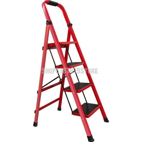 Ladder Household Folding Ladder Herringbone Ladder Thickened Indoor Stair Telescopic Ladder Five Step Ladder Multi-functio