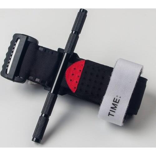 Tourniquet Aluminum Rod One-Handed Operation Spinning First-Aid Military Supplies Tactical Emergency Buckle Life Survival Tool