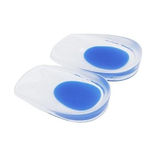 High Heel Insert Men Women Support Shoe Pad Relief Foot Pain Soft Inserts Silicone Gel Heel Cushion Insoles Foot Pain Protectors