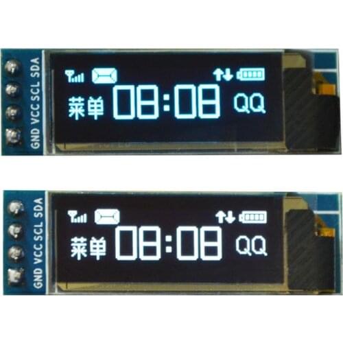 0.91 inch OLED display 128*32 IIC interface 128X32 display LCD LED I6H9