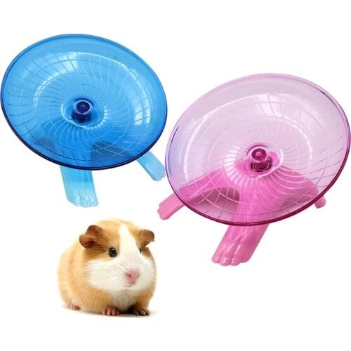 1 Pc Pet Hamster Mouse Running Disc Flying Saucer 18Cm Diameter Exercise Sport Jogging Wheel Hamster Accessorie Pet Tools