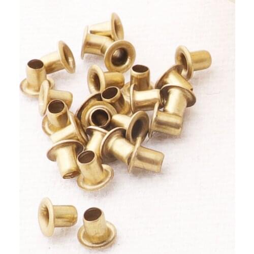 100 pcs Bronze MINI eyelets 1/16"(1.5mm) Great for Clothes/Leather/Canvas/bag/rivet studs eyelet