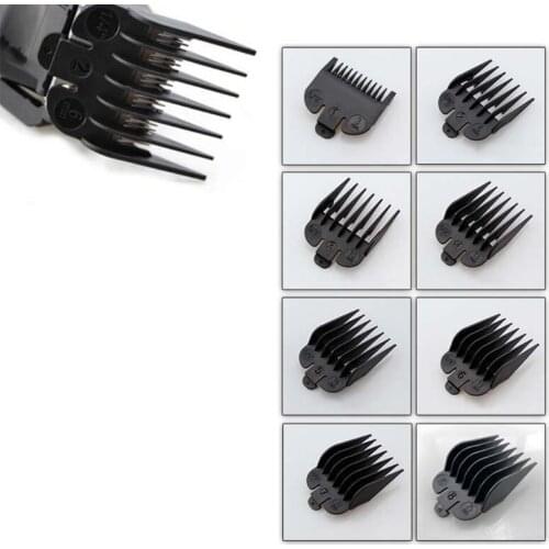 8 Pcs/set Electric Clippers Caliper Limit Comb Oil Head Clipper Combs T8DF