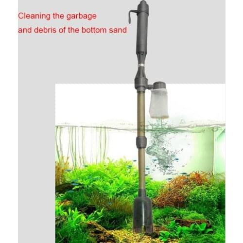 Fish Tank Siphon Water Change Aquarium Cleaning Tools Filter Water Changer Pump Sand Hose Tube Battery Powered Gravel Cleaner