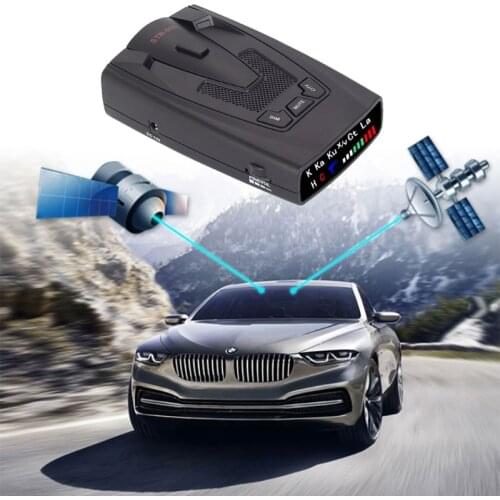 U90C STR555 Radars Detectors Car Detector Anti Radars Multi-language Car Speed Monitoring Detector