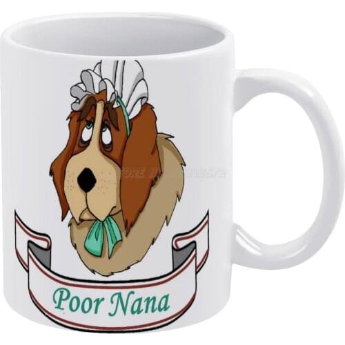 Poor Nana White Mug Vintage Mug New Unisex Size Mug Poor Nana Neverland Tinker Bell Tink Pixie Dust Cartoon Cute Animal
