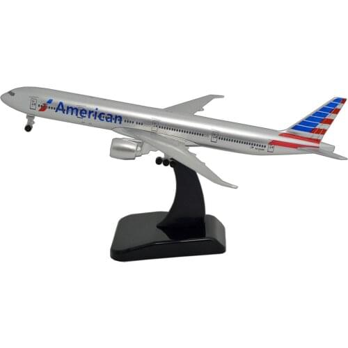 TANG DYNASTY(TM) 1:400 Standard Edition Boeing B777 New American Airlines Metal Airplane Model Plane Toy Plane Model