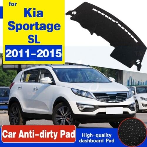 For Kia Sportage 2011 2012 2013 2014 2015 SL Anti-Slip Mat Dashboard Cover Pad Sunshade Dashmat Carpet Anti-UV Car Accessories