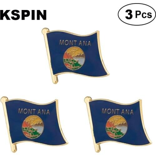 Montana Lapel Pin Brooches Pins Flag badge Brooch Badges