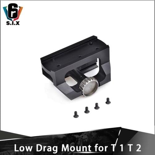Low Drag Mount for T1 / T-1 Red Dot T2 / T-2 Red Dot LDM Airsoft Rifles Hunting Scope Accessories