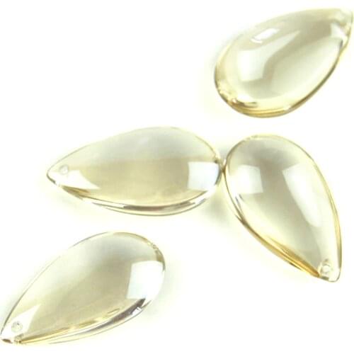 38mm/50mm Cognac Color Water Drop Prisms For Lighting Crystal Chandelier Pendant Ornament Lighting Lamp Hanging Decoration