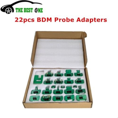 Full Set 22pcs BDM Adapters For KTAG KESS FGTECH BDM100 BDM Probe Adapters 22 BDM Frame ECU RAMP Chip Tuning Tool Free Shipping