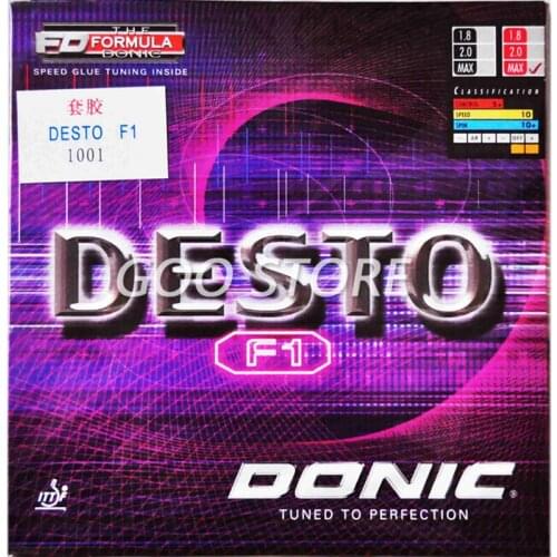 DONIC F1 DESTO Table Tennis Rubber original Quick Attack Pimples in with sponge ping pong tenis de mesa