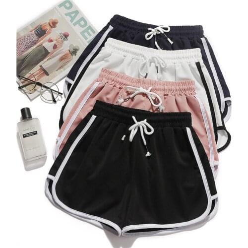 Traf Women For Summer Sports Shorts Female Solid Emptied Fitness womens Shorts Plus Size High Waist Simplicity Shorts
