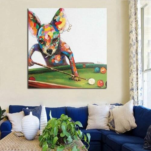 Modern Abstract Animal Oil Paintings Large Hand Painted Canvas Paintings Cuadros decoracion Wall Art Living Room Decor No Frame