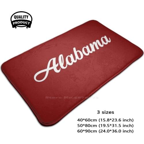 Usa South Gift 3D Household Goods Mat Rug Carpet Foot Pad Al Bama Usa Us Us State Us South South Southern Dirty South Down