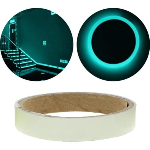 5cm*1m Luminous Fluorescent Night Self-adhesive Glow In The Dark Sticker Tape Safety Security Home Decoration Warning Tape